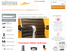 Tablet Screenshot of negostock.com
